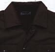 embossed suede badge Straight hem Zippered branding access Dome