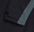front zippered pockets Underarm ventilation zips Concealed high-zip plaquet