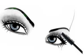 The fairytale look Step 7: Mascara will complete this groomed look Put Double Black