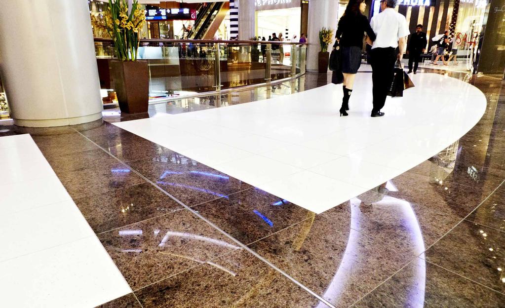 18 19 FLOOR Our stone s appearance and compatibility with other materials makes