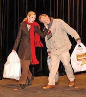 Michael Gibbons and Heather Yeh in The Best Christmas Pageant Ever. Did you know? The Aiken Community Playhouse is a 501c3 nonprofit organization.