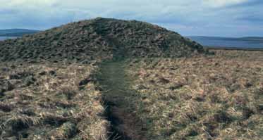 elongated form of this mound suggests that it covers a chambered tomb rather than a Bronze Age burial. 42.