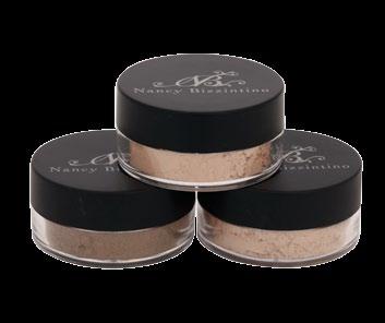 Flawless Face A mineral power foundation that is light on the skin and leaves a flawless, glowing finish.