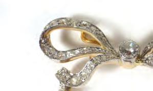1 gms 60-80 Lot 536 536 A 19th century yellow metal ring set old cut diamond cluster in