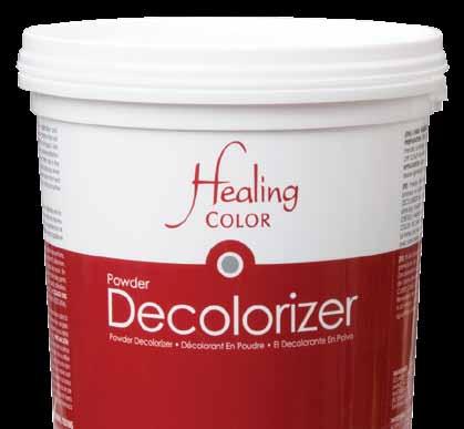 Blonding with Decolorizer L ANZA POWDER DECOLORIZER (Decolorizing up to 7 levels of lift) L ANZA Powder Decolorizer is ideal for lifting both artificial and natural pigment.