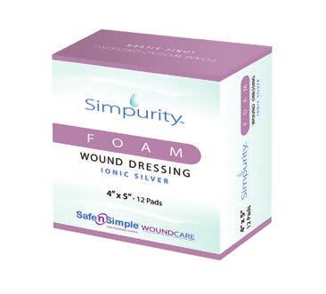 It is indicated for the management of moderate-to-high exudate for chronic and acute wounds and helps maintain a moist healing environment.