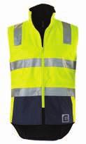 Style: E1600S / Colours:, Sizes: XS-5XL Hi-Vis Waterproof 4 in 1 Jacket Set with 3M Tape (E1930ST)