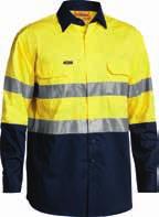 Solid colour high visibility protection.