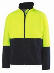 Style: 8471 / Colours: Fluoro, Fluoro / Sizes: S-4/5XL Rainbird Workwear Latitude Vest (8523) Waterproof fabric. Wind resistant.
