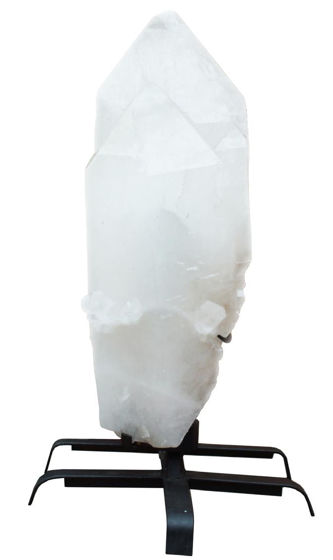 MULTI-POINT WHITE QUARTZ CLUSTER This is a truly amazing and energizing white quartz point.