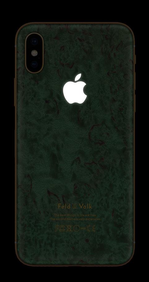 5 iphone X 256Gb Emeraude relict wood (karelian birch),