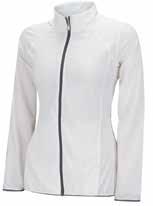00 Lightweight stretch woven fabric Full zip and two front pockets Elastic binding at cuffs and hem adidas performance logo