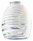 63 * 81314 Clear with White Rope Shade Height: 5.75" Diameter: 4.