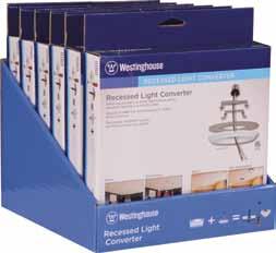 Display the Recessed Light Converter using our new Shelf Merchandiser. The perfect way to display inventory and increase your sales.