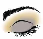 Blend a light shade of smoke & shimmer eye wand, like Amethyst Smoke, across entire eyelids and into eye creases. 3.