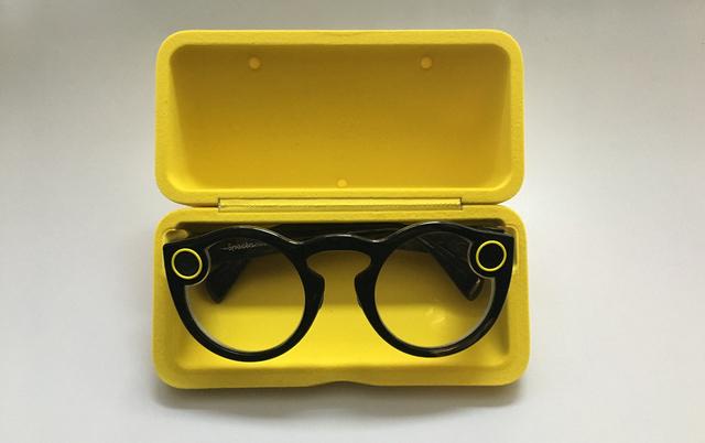 Snapchat Spectacles That's right, Snapchat has released their Spectacles, a line of sunglasses with a tiny camera and microphone mounted into the frames.