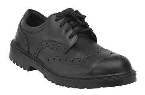 added comfort ASTM F2413-11 M I/75 C/75 Black leather upper Men s Sizes: Whole 7-13 Direct attach, long lasting PU outsole is lightweight and provides