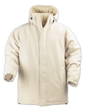 Detachable hood with zipper opening for print/embroidery. Rib inside bottom sleeves.