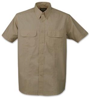 50 Boule 2263013 Twill shirt with button-down collar, chest pocket and double pleats at