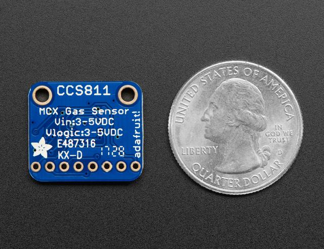 The CCS811 has a 'standard' hot-plate MOX sensor, as well as a small microcontroller that controls power to the plate, reads the analog voltage, and provides an I2C interface to read from.