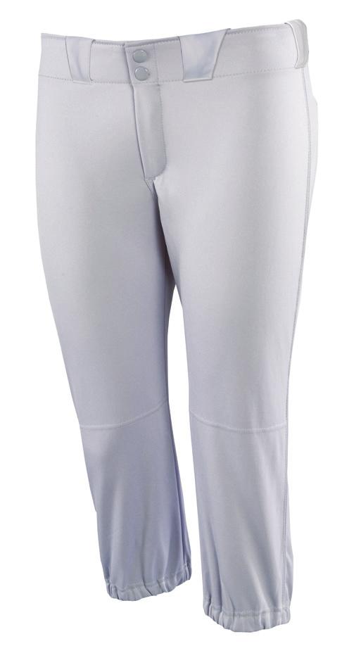 closure with brass zipper Double knees extending to bottom opening Elastic hemmed leg opening Inseam length designed to hit under the knee Standard Inseam: S-L: 17 R