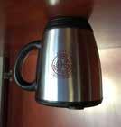 the SHA Mug W the Classic Magnet Very attractive, epecially to metal. $2 Y Stainless steel with lid. SHA Insignia imprinted on one side. Only 2 left, first come, first serve.
