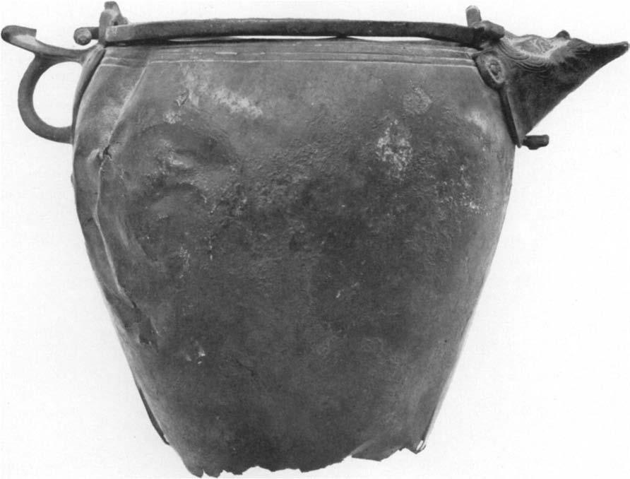 A BOX OF ANTIQUITIES FROM CORINTH 57 12 Unguentaria 2 Coarse Pots 29 Pyxides and Covered Dishes of various shapes and sizes 16 Small Dishes Many of the vases had been repaired or restored.