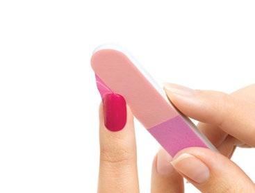 time, smudges, or streaks Easily removable with nail