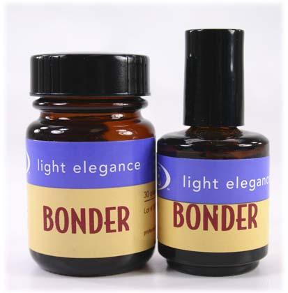 Bonder Used similar to acrylic primer application, but it is a gel Bonder is a product that acts like a primer for the nail.