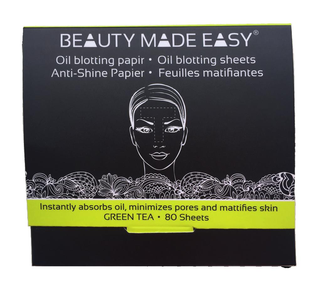 BEAUTY MADE EASY www.beautymadeeasy.eu Oil Blotting Paper Green 7,89 1 Beauty Made Easy, a Danish brand founded in 2014 just before StyleTone.