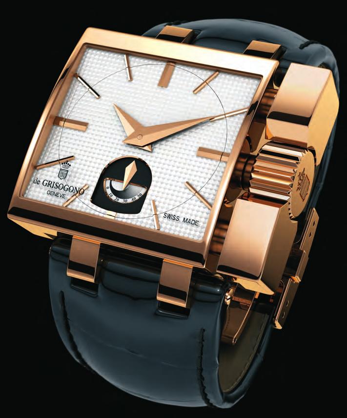 precious timepieces are infinitely more expensive than bags, says a De Grisogono spokesperson.