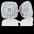 pearl & 6 carat of diamonds 0kt gold 454832 NEW 699 Cultured freshwater pearl & diamond earrings
