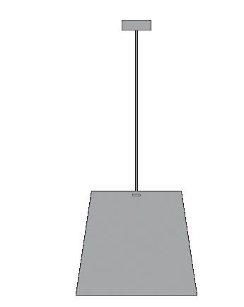 Lampadine: 1/2 X 70 W max - E27 HGS. Suspension lamp. Lampshade in Sandylex with texture,methacrylate details.