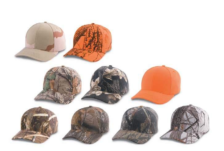 CAMOUFLAGE GRAFFITI ROUGHNECK COLLECTION CAMOUFLAGE 6-Panel, 5-Panel, Structured, Unstructured. Assembled in the USA. Get what you want with Custom Headwear by Graffiti.