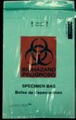 printed biohazard warning.