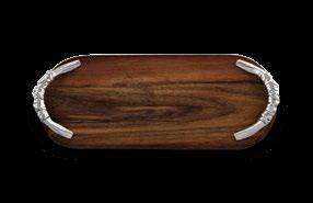 00 GRAB & GO Pearl Tray Decorative silver tray for