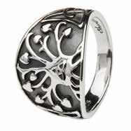 Wear an Irish ring with knotwork to reflect the depths of your identity and our rich