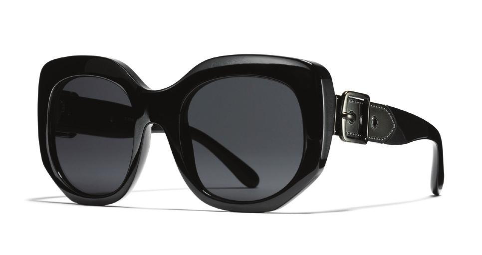SUNWEAR COLLECTION Coach continues to play with unexpected contradictions.