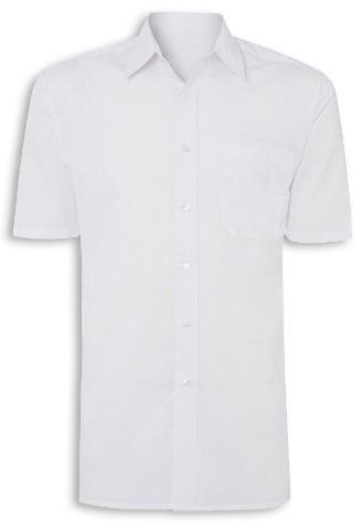 Sizes: 28 54in waist CR221 Mens S/S shirt Classic collar Chest Pocket 100gsm 65% polyester/35% Sizes: 14.