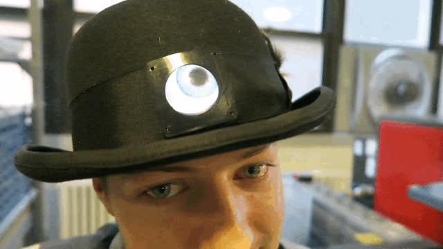 Bowler Hat Project Wear an eyeball on your hat! This is an intermediate-level wearables project built using the one Electronic Animated Eye built using Teensy 3.1/3.2 and an OLED or TFT display.