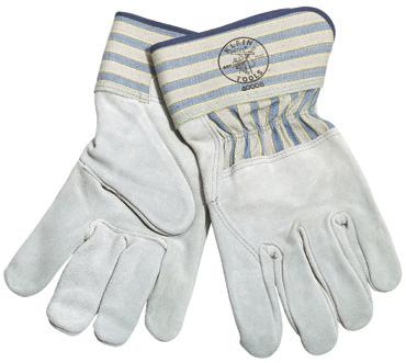 Gloves Deerskin Work Gloves Inseam index finger. Shirred-elastic wrist back. Natural light-tan color. Premium deerskin, soft and form-fitting for maximum comfort.