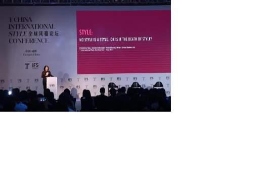 Part Three T China International Style Conference Keynotes Speeches Christina Hau, General Manager