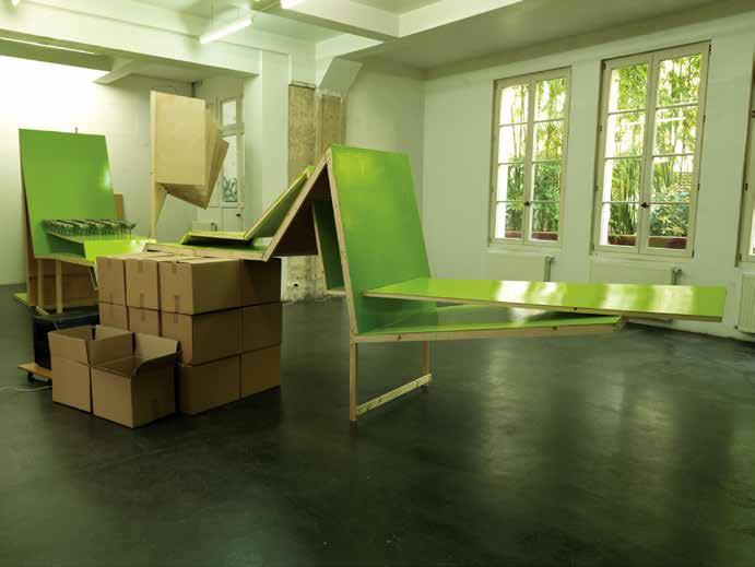 PANIC RAIDE, with Georges Tony Stoll, 2008. Exhibition view.