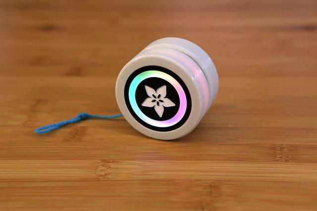 Overview 3D Printed NeoPixel Yoyo This project is a derivative of Morgan Stewart's Circuit Playground Yoyo (Watch her demo it on Adafruit's Show &
