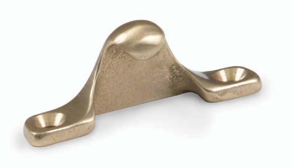 H12 Naval Brass, Satin Brushed 2104 Keeper This hooded keeper matches the traditional shaped parts of