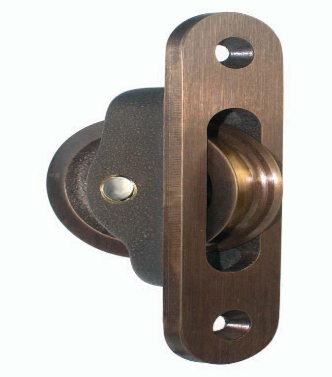 H25 Sash Pulley This compact sash pulley fits into reduced cavity jambs, without compromising the weight carrying capability.