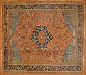 1067 Antique Kazak rug, approx 34 x 55 Caucasus, circa 1900 Est $1,500-2,000 1068 Antique Serapi carpet, approx 95 x 133 Persia, circa 1900 Est $7,000-9,000 1057