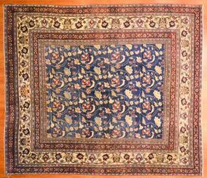 1049 Antique Shiraz rug, approx 310 x 63 Persia, circa 1920 Est $200-400 1050 Persian Karaja runner, approx 26 x 187 Iran, modern Est $600-800 1058 Antique Serapi