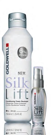 stressed hair Several lightening options for highlights and full head applications Precise Control Use SilkLift