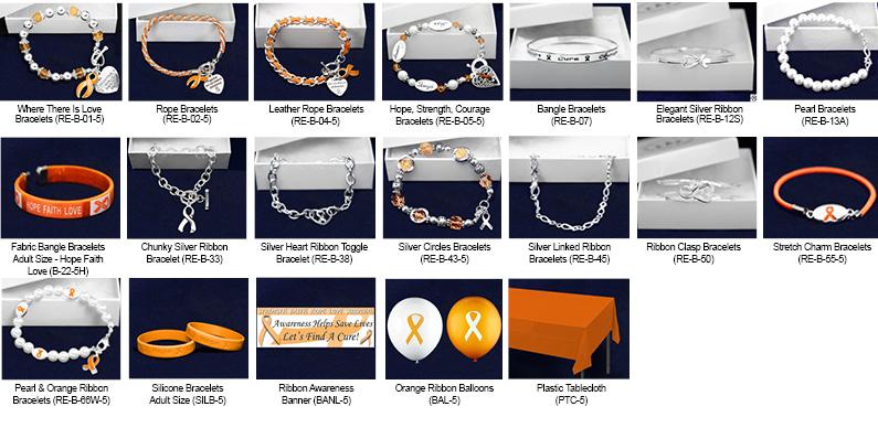 (JKIT-5) Kit includes: 4 Where There Is Love Bracelets (RE-B-01-5) 4 Rope Bracelets (RE-B-02-5) 4 Leather Rope Bracelets (RE-B-04-5) 4 Hope, Strength, Courage Bracelets (RE-B-05-5) 2 Bangle Bracelets